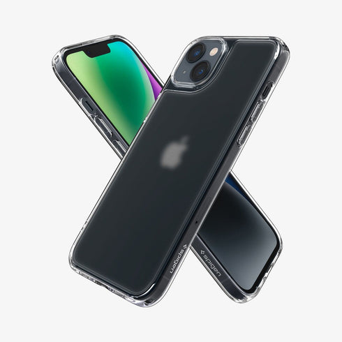 ACS04830 - iPhone 14 Pro Max Case Quartz Hybrid in crystal clear showing the back